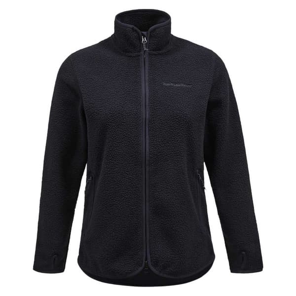 Peak Performance Pile Fleece Svart L Kvinna