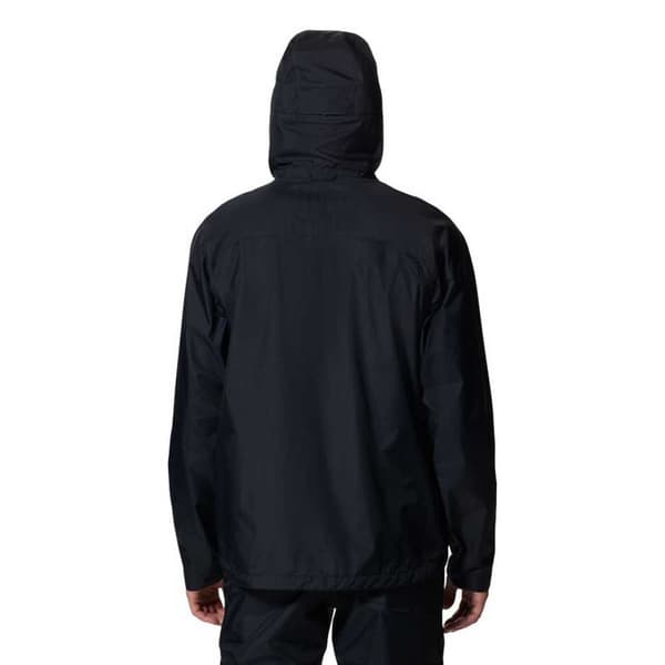 Mountain Hardwear Threshold™ Regnjakke Med Lynlås Sort XL Mand