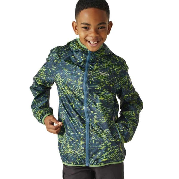 Regatta Printed Lever Jakke Grøn 5-6 Years Dreng