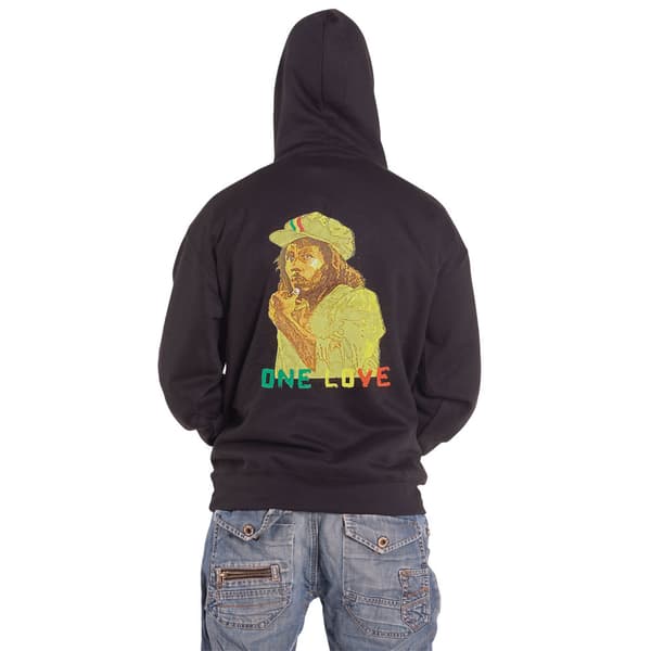 Bob Marley Wailers One Love Portrait Pullover Hoodie