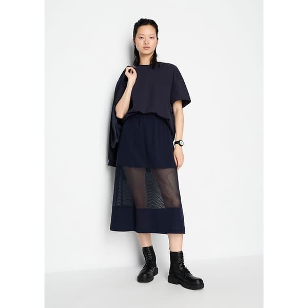 Armani Exchange 3dyb19_ynuuz Takki Sininen L Nainen