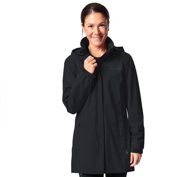 Vaude Escape Parka Sort 38 Kvinde