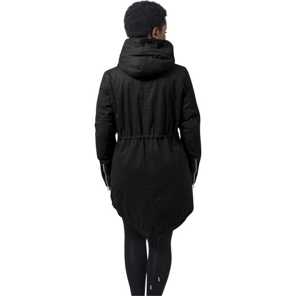 Urban Classics Parka Foret Bomuld Herpa Sort M Kvinde