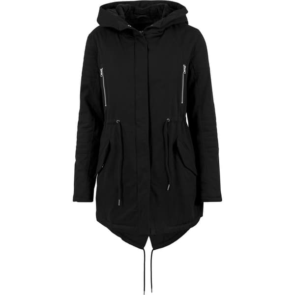 Urban Classics Parka Foret Bomuld Herpa Sort M Kvinde