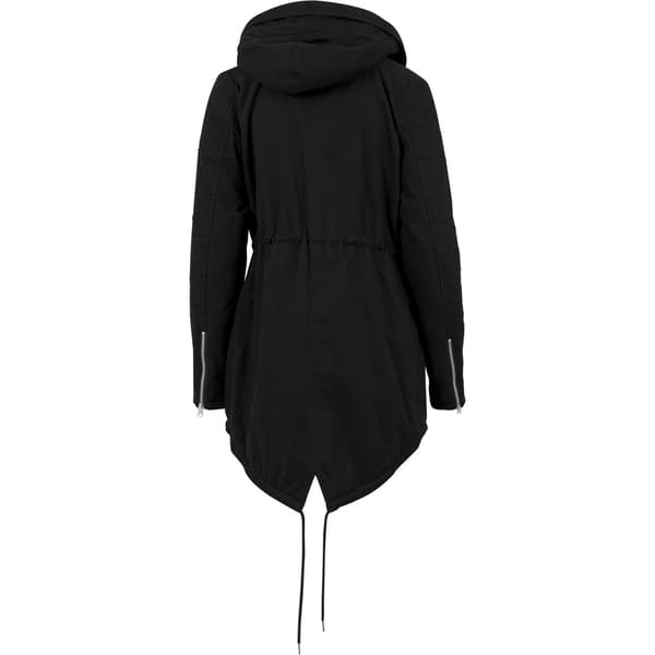 Urban Classics Parka Foret Bomuld Herpa Sort M Kvinde