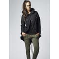 Miniatyrbillede 1 af 8: Urban Classics Parka Foret Bomuld Herpa Sort M Kvinde