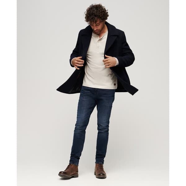 Superdry Täcka Merchant Wool Pea Svart XL Man