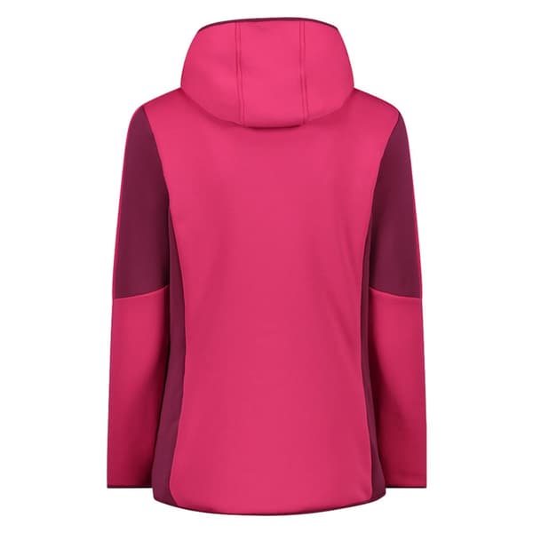 Cmp Fix Hood 32m2086 Jakke Sort,Rosa XL Kvinde