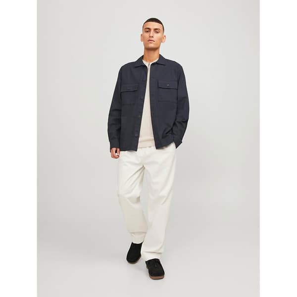 Jack & Jones Venice Linen Overtrøje Blå S Mand