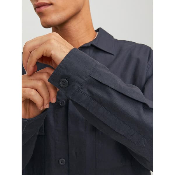 Jack & Jones Venice Linen Overtrøje Blå S Mand