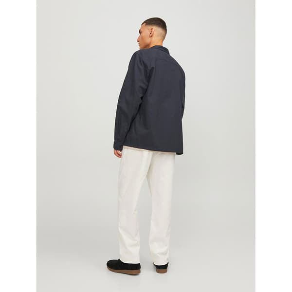 Jack & Jones Venice Linen Overtrøje Blå S Mand