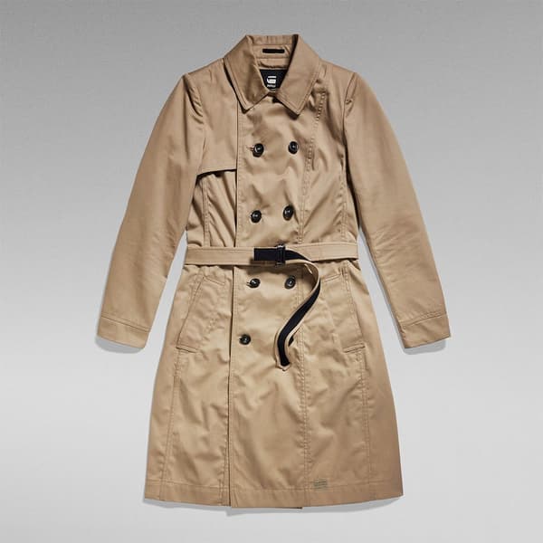 G-star Trenchcoat D24259-d352 Beige M Kvinna