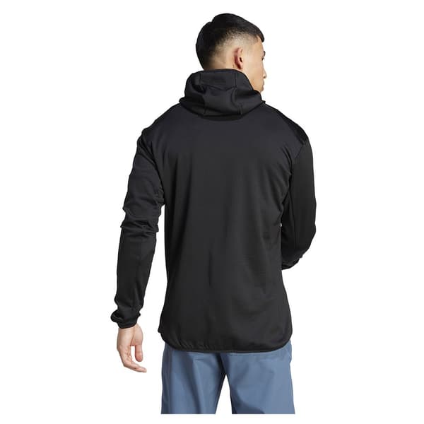 Adidas Terrex Xperior Light Fleece Fleecejakke Med Fuld Lynlås Sort XL Mand