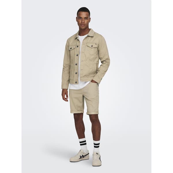 Only & Sons Coin Life Colour 4453 Denimtakki Beige M Mies