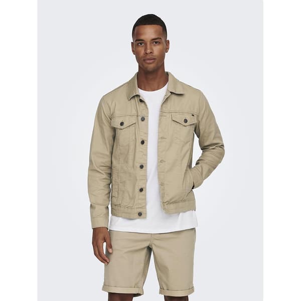 Only & Sons Coin Life Colour 4453 Denimtakki Beige M Mies