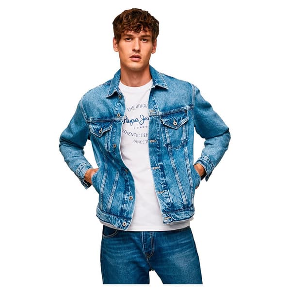 Pepe Jeans Pinners Jakke Blå M Kvinde