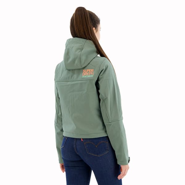 Superdry Soft Shell Trekker Jacka Grönt XL Kvinna