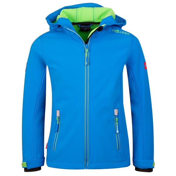Trollkids Trollfjord Softshell-takki Sininen 152 cm Poika