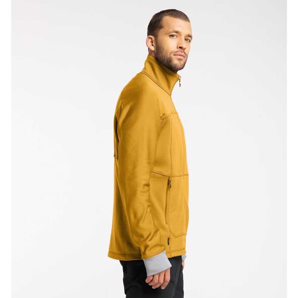 Haglofs Betula Fleecejacka Med Dragkedja Orange L Man