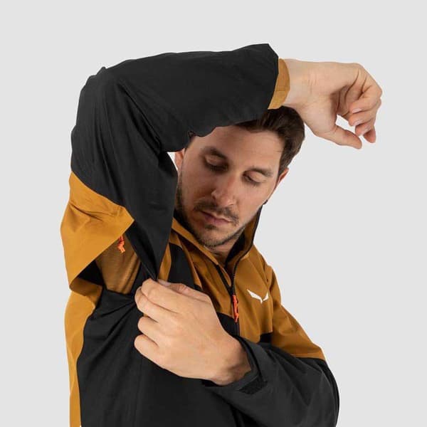 Salewa Puez Goretex 2l Jacka Brun S Man
