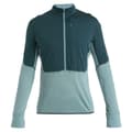 Pikkukuva 1 / 2: Icebreaker Merino 200 Realfleece Descender Puolivetoketjullinen Fleecetakki Vihreä M Mies