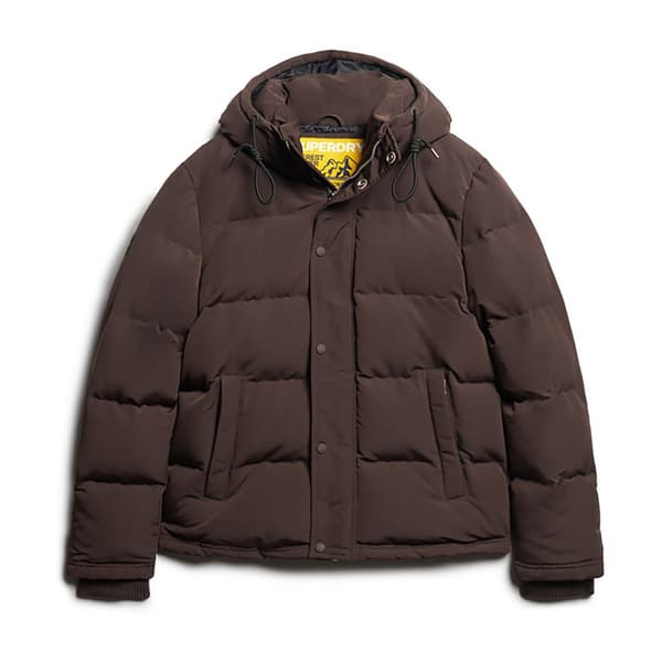 Superdry Everest Short Dunjacka Brun L Man
