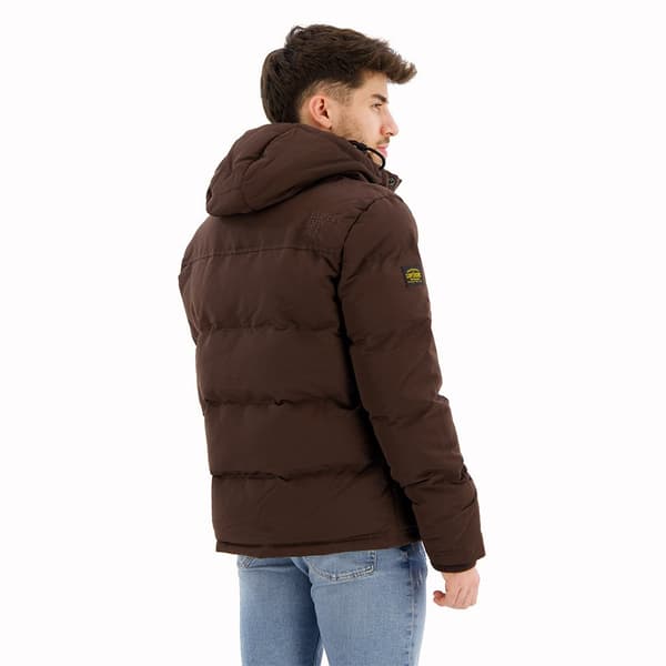 Superdry Everest Short Dunjacka Brun L Man