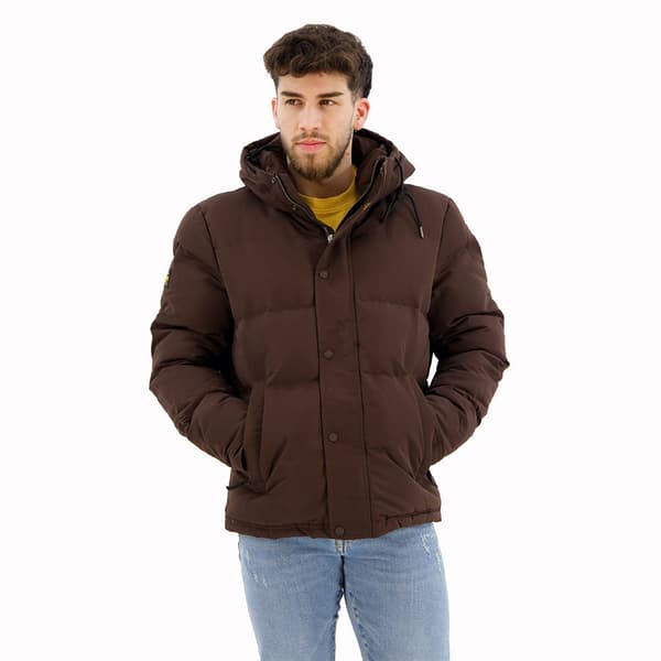 Superdry Everest Short Dunjacka Brun L Man