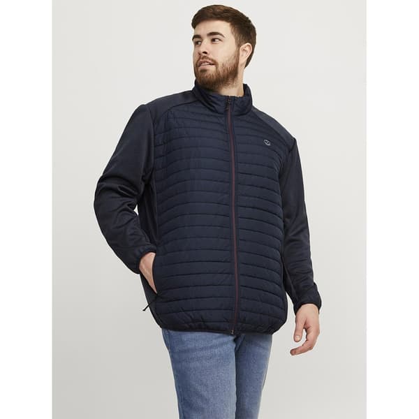Jack & Jones Multi Quilted Collar Plus Size Takki Sininen 6XL Mies