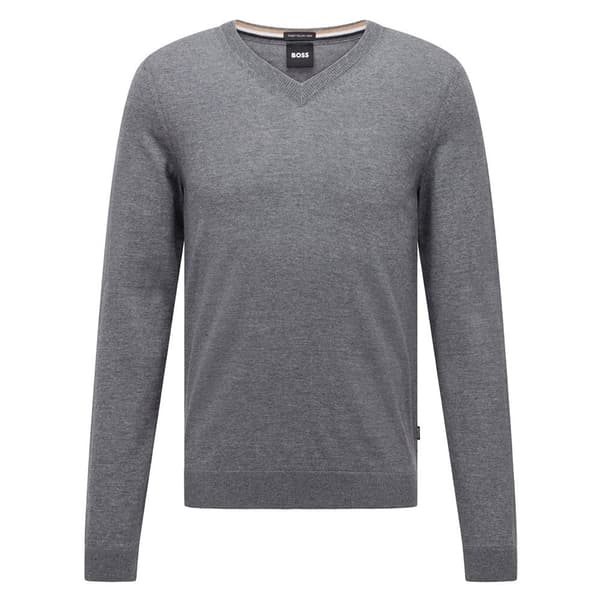 Boss V-aukkoinen Pusero Melba-p Harmaa 2XL Mies
