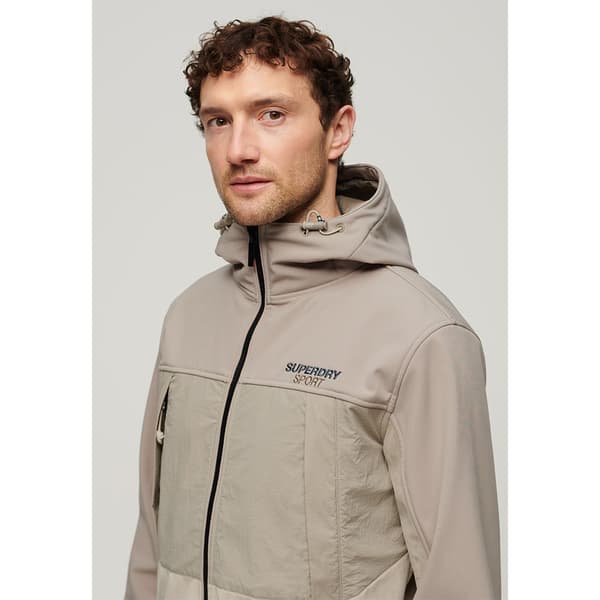 Superdry Hybrid Trekker Jakke Beige L Mand