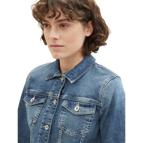 Tom Tailor Authentic Jeansjacka Blå 2XL Kvinna