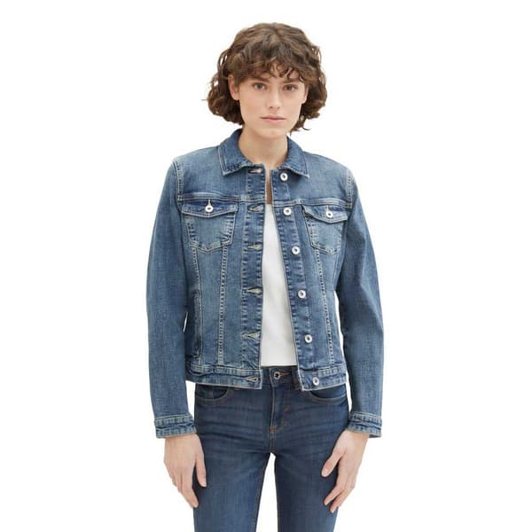 Tom Tailor Authentic Jeansjacka Blå 2XL Kvinna