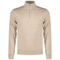 Miniatyrbillede 1 af 3: Hackett Sweater Med Halv Lynlås Hm703084 Beige S Mand