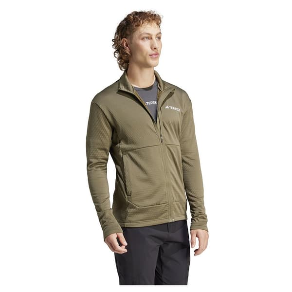 Adidas Mt Lt Vetoketjullinen Fleecetakki Vihreä L Mies
