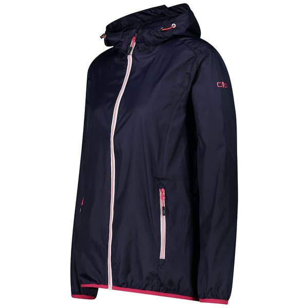 Cmp Rain Fix Hood 3x53256 Jakke Blå XS Kvinde