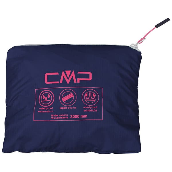 Cmp Rain Fix Hood 3x53256 Jakke Blå XS Kvinde
