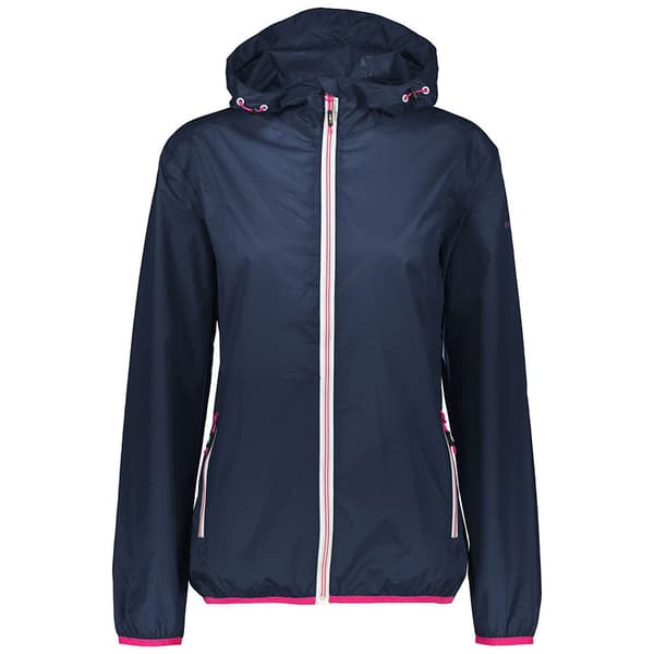 Cmp Rain Fix Hood 3x53256 Jakke Blå XS Kvinde