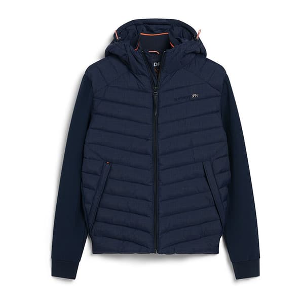 Superdry Storm Hybrid Padded Jakke Blå 2XL Mand