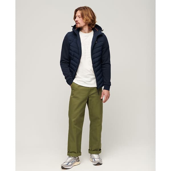 Superdry Storm Hybrid Padded Jakke Blå 2XL Mand