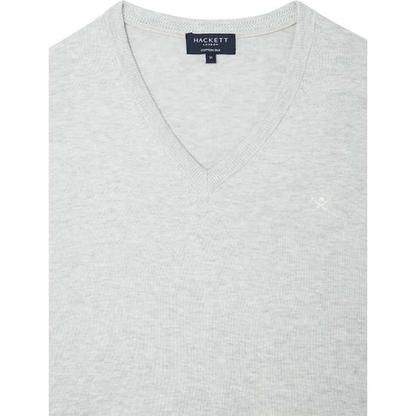 Hackett Tröja Med V-ringning Hm703083 Grå L Man