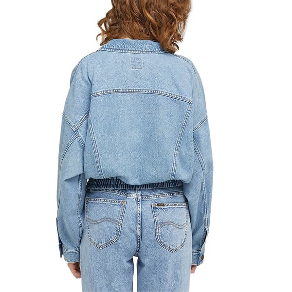 Lee Batwing Rider Denimjakke Blå 2XL Kvinde