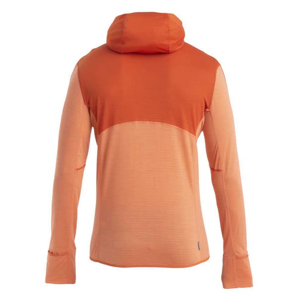 Icebreaker Merino 200 Realfleece Descender Vetoketjullinen Fleecetakki Oranssi L Mies