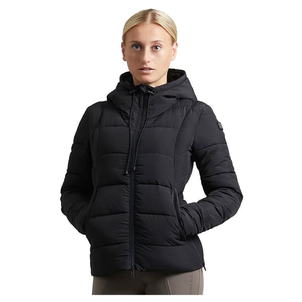 Premier Equine Casella Quilted Jakke Sort 38