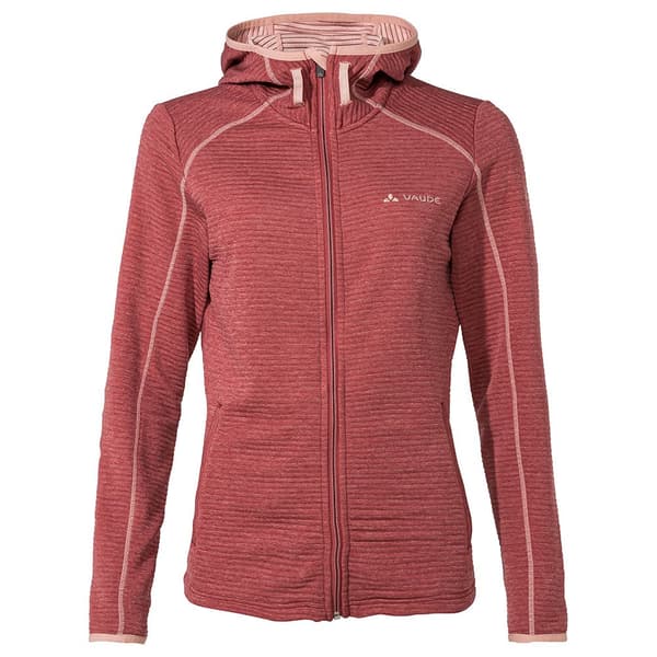Vaude Skomer Hiking Fleecejacka Med Huva Rosa 42 Kvinna