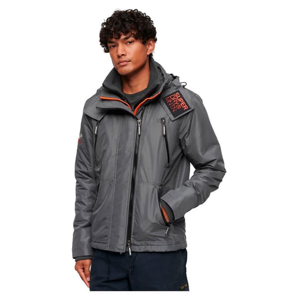 Superdry Mountain Jacka Grå S Man