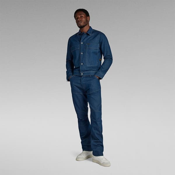 G-star Utility Flap Pocket 2.0 Denimjakke Blå L Mand