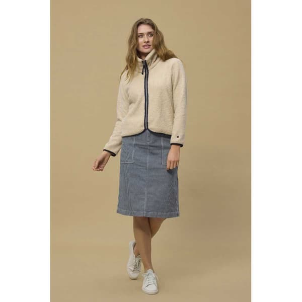 Redgreen Saceline Fleecejacka Med Dragkedja Beige M Kvinna
