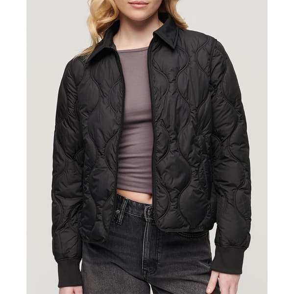 Superdry Studios Cropped Liner Jacka Lila L Kvinna
