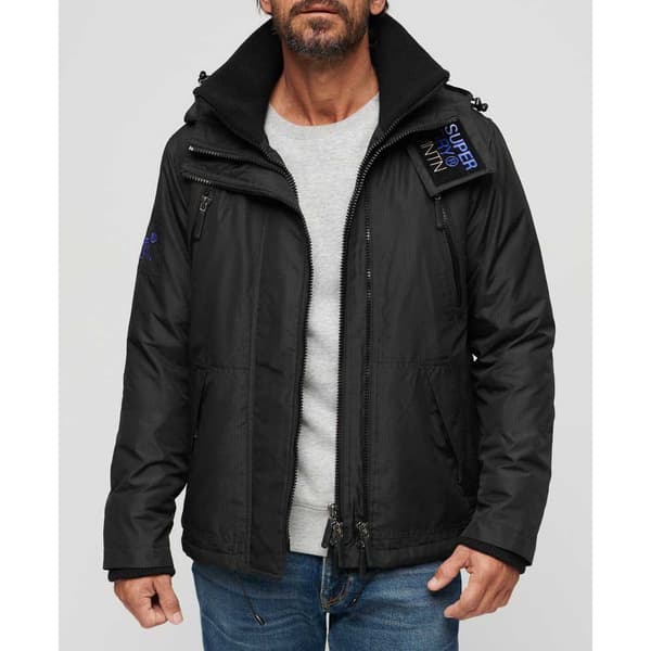 Superdry M5011839a Jacka Svart L Man